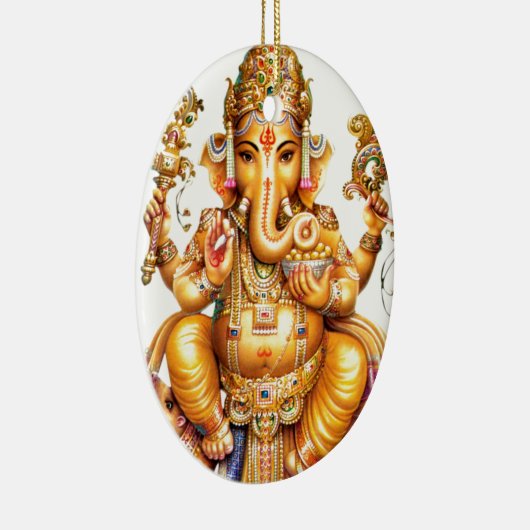GANESH AURA KERAMISCH ORNAMENT (Rechts)