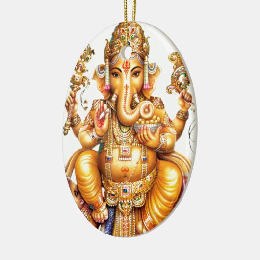 GANESH AURA KERAMISCH ORNAMENT (Links)