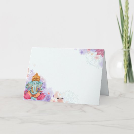 Ganesh Bedankkaart (Achterkant)