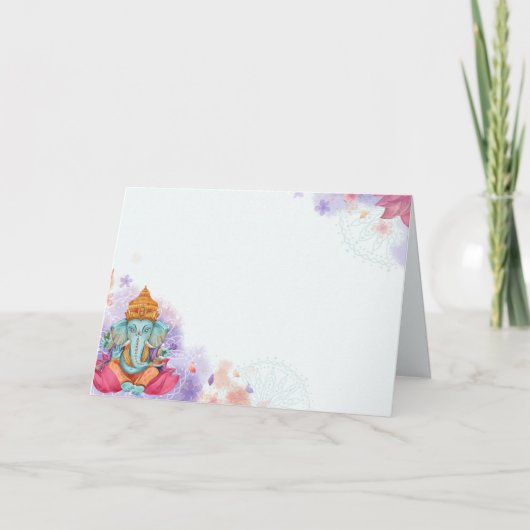 Ganesh Bedankkaart (Voorkant)