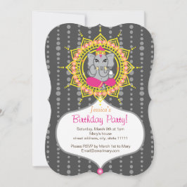 Ganesh Birthday party 5 x 7 inch Kaart