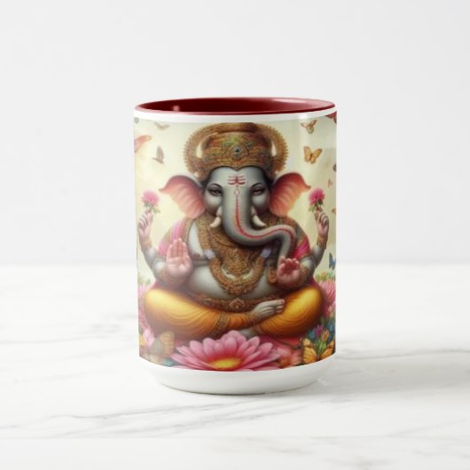 Ganesh Blessing Coffee Mok (Midden)
