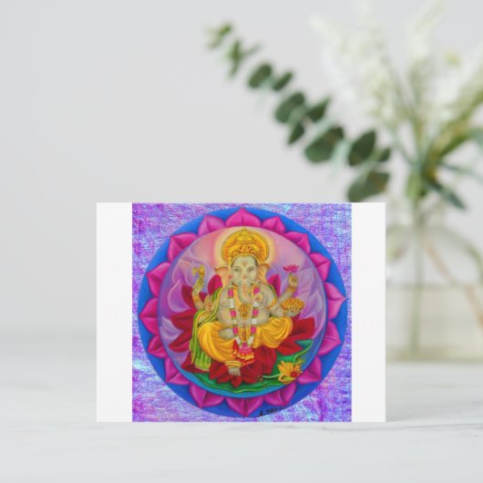 Ganesh Briefkaart (Staand voorkant)