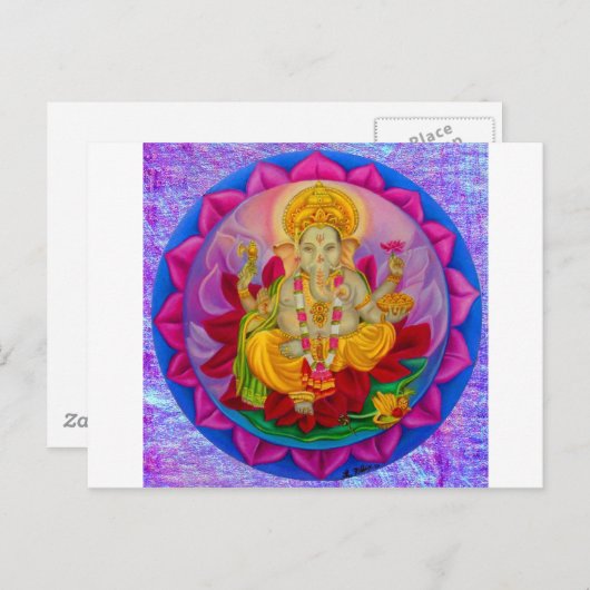 Ganesh Briefkaart (Voorkant / Achterkant)