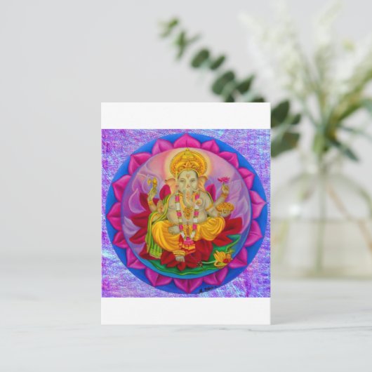 Ganesh Briefkaart (Staand voorkant)