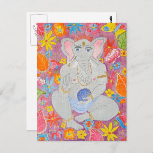 Ganesh Briefkaart (Voorkant / Achterkant)