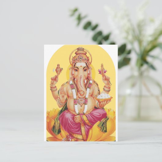 Ganesh Briefkaart (Staand voorkant)