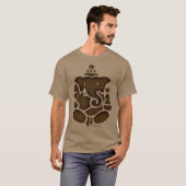 Ganesh Brown T-shirt (Voorkant volledig)