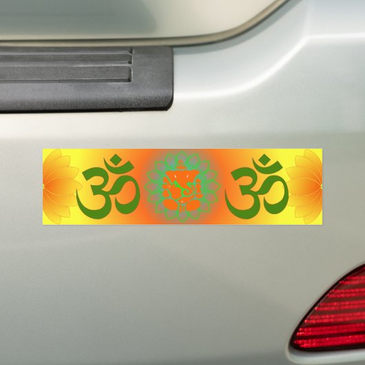 Ganesh bumper sticker (Op auto)