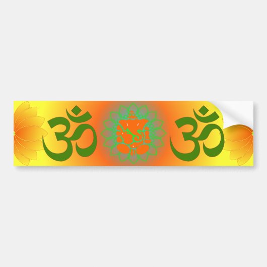 Ganesh bumper sticker (Voorkant)