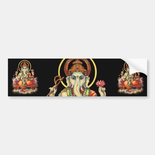 Ganesh Bumpersticker (Voorkant)