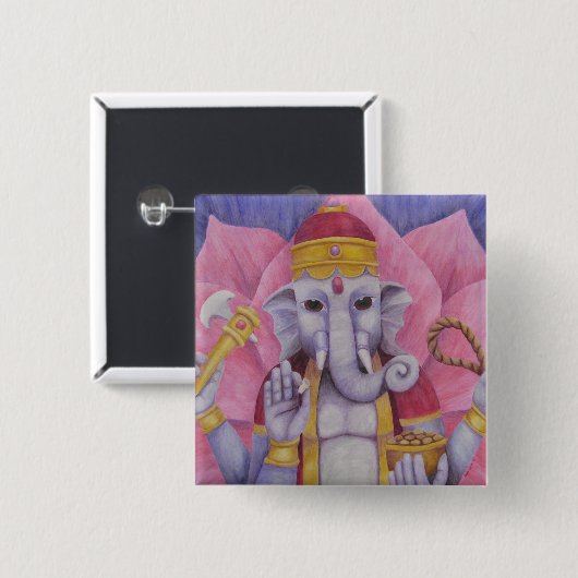Ganesh Button (Voorkant /achterkant)