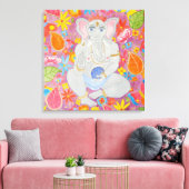 Ganesh Canvas Poster Afdruk (Insitu (Woonkamer))