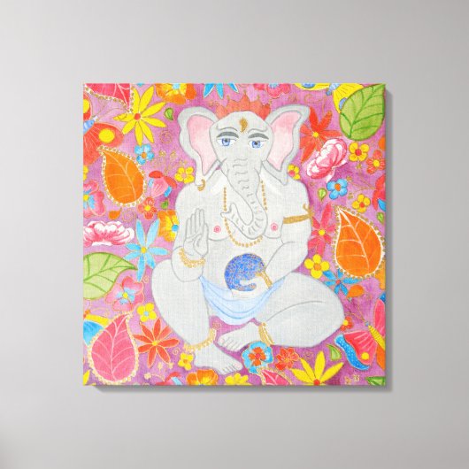 Ganesh Canvas Poster Afdruk (Voorkant)