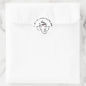 Ganesh Chathurthi Wensen | Indiase God  Ronde Sticker (Tas)
