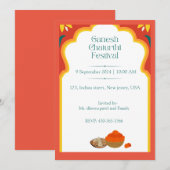 Ganesh Chaturthi Kaart (Voorkant / Achterkant)