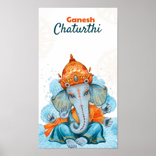 Ganesh Chaturthi Poster (Voorkant)