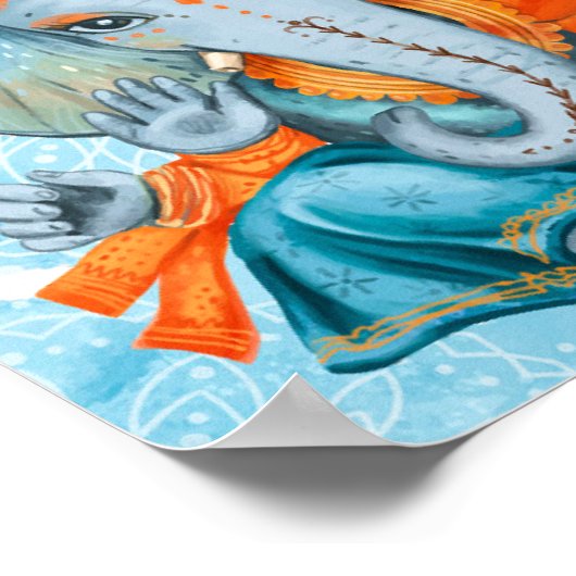 Ganesh Chaturthi Poster (Hoek)