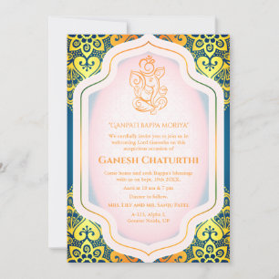 Ganesh Chaturthi Puja Golden Kaart