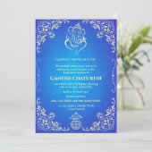 Ganesh Chaturthi Puja Kaart (Staand voorkant)