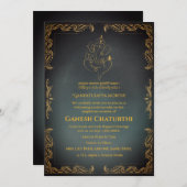 Ganesh Chaturthi Puja Kaart (Voorkant / Achterkant)