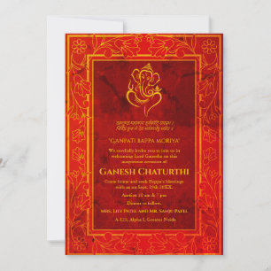 Ganesh Chaturthi Puja Kaart