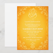 Ganesh Chaturthi Puja Kaart (Voorkant / Achterkant)
