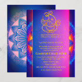 Ganesh Chaturthi Puja Kaart (Voorkant / Achterkant)