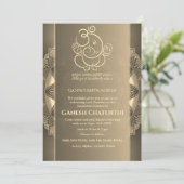 Ganesh Chaturthi Puja Kaart (Staand voorkant)