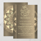 Ganesh Chaturthi Puja Kaart (Voorkant / Achterkant)