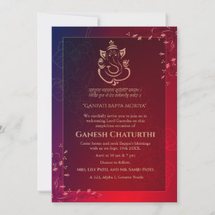 Ganesh Chaturthi Puja Kaart