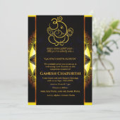 Ganesh Chaturthi Puja Kaart (Staand voorkant)