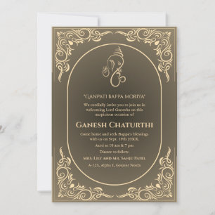 Ganesh Chaturthi Puja Kaart