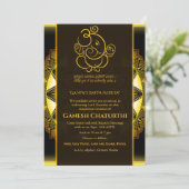 Ganesh Chaturthi Puja Kaart (Staand voorkant)