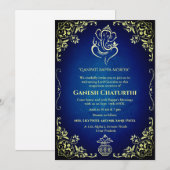 Ganesh Chaturthi Puja Kaart (Voorkant / Achterkant)