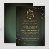 Ganesh Chaturthi Puja Kaart (Voorkant / Achterkant)