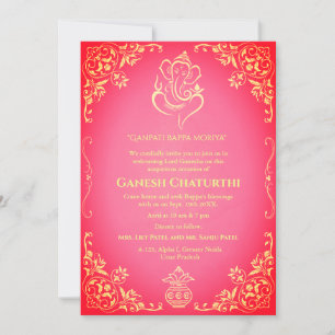 Ganesh Chaturthi Puja Kaart