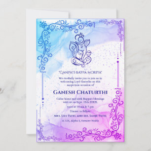 Ganesh Chaturthi Puja Kaart