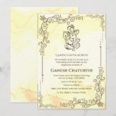 Ganesh Chaturthi Puja Kaart (Voorkant / Achterkant)