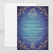 Ganesh Chaturthi Puja Kaart (Voorkant / Achterkant)