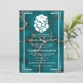 Ganesh Chaturthi Puja Kaart (Staand voorkant)