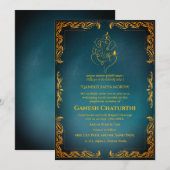 Ganesh Chaturthi Puja Kaart (Voorkant / Achterkant)