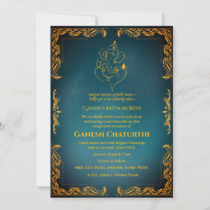 Ganesh Chaturthi Puja Kaart