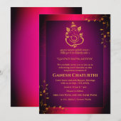 Ganesh Chaturthi Puja Kaart (Voorkant / Achterkant)
