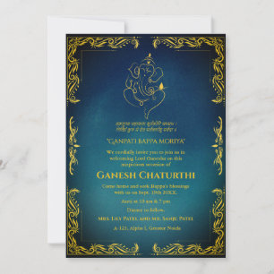 Ganesh Chaturthi Puja Kaart