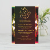 Ganesh Chaturthi Puja Kaart (Staand voorkant)