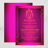 Ganesh Chaturthi Puja Kaart (Voorkant / Achterkant)