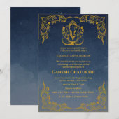 Ganesh Chaturthi Puja Kaart (Voorkant / Achterkant)