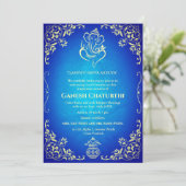 Ganesh Chaturthi Puja Kaart (Staand voorkant)