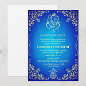 Ganesh Chaturthi Puja Kaart (Voorkant / Achterkant)
